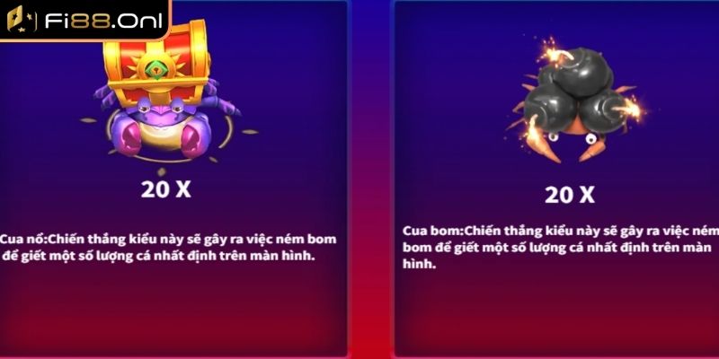 Bắn Cá Cua Vàng Fi88 - Cuộc Chiến Kịch Tính Dưới Đáy Biển 2 Vũ khí tối tân trong Bắn Cá Cua Vàng