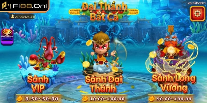 Đại Thánh Bắt Cá Fi88 - Trải Nghiệm Bắn Cá Siêu Thực 1 Luật chơi game Đại Thánh Bắt Cá từ Fi88