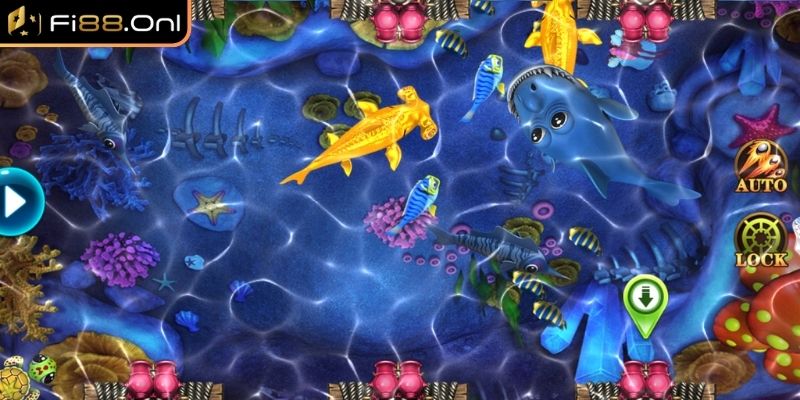 Game Bắn Cá 3D Fi88 - Siêu Phẩm Đại Dương Sống Động 2 Boss biển khổng lồ và sinh vật huyền thoại