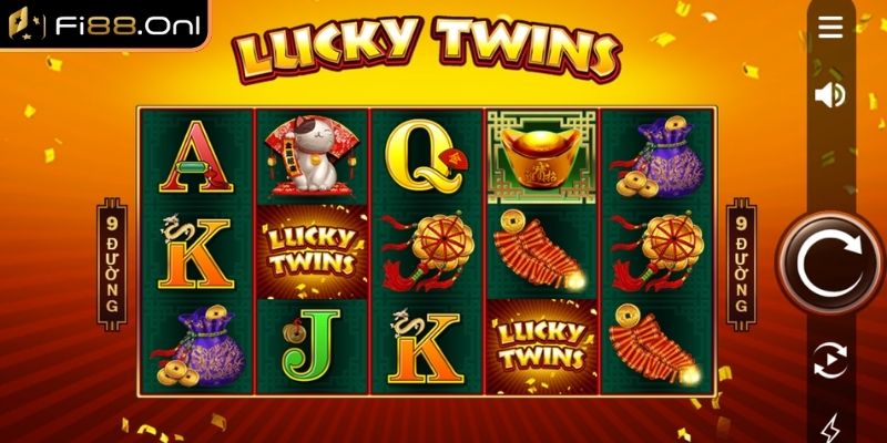 Nổ hũ Lucky Twins – Trò Chơi Quay Hũ Online Hấp Dẫn  May Mắn 3 Cược nhiều hàng cùng lúc