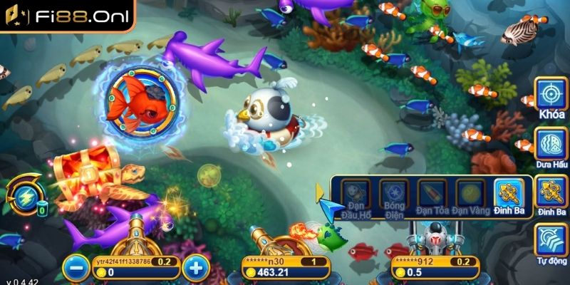 TP Bắn Cá Dễ Dàng Fi88 - Săn Cá, Nhận Thưởng Cực Nhanh 3 Chiến thuật dọn sạch bản đồ