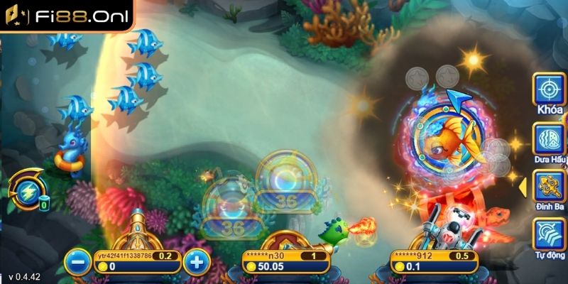 TP Bắn Cá Dễ Dàng Fi88 - Săn Cá, Nhận Thưởng Cực Nhanh 2 Phòng VIP cho cao thủ